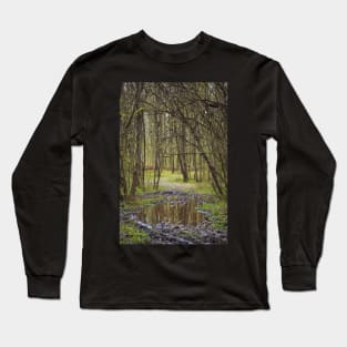 Beautiful hornbeam forest Long Sleeve T-Shirt